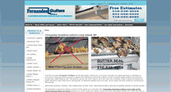 Desktop Screenshot of fernandosgutters.com